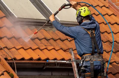 Démoussage et hydrofuge de toiture à Outriaz